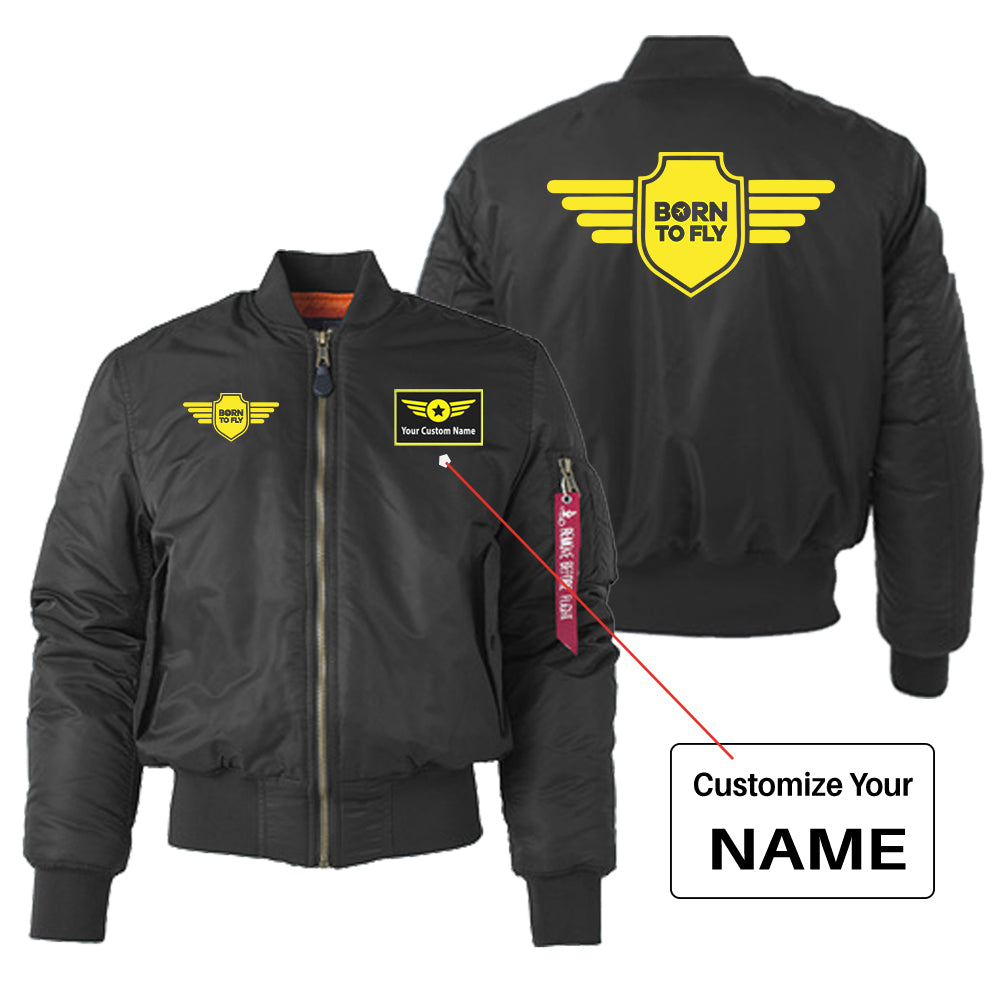 Born To Fly & Badge Designed "Women" Bomber Jackets