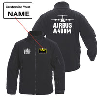 Thumbnail for Airbus A400M & Plane Designed Fleece Military Jackets (Customizable)