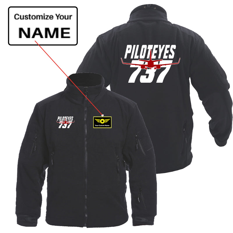 Amazing Piloteyes737 Designed Fleece Military Jackets (Customizable)