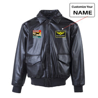 Thumbnail for Husband & Dad & Pilot & Legend Designed Leather Bomber Jackets (NO Fur)