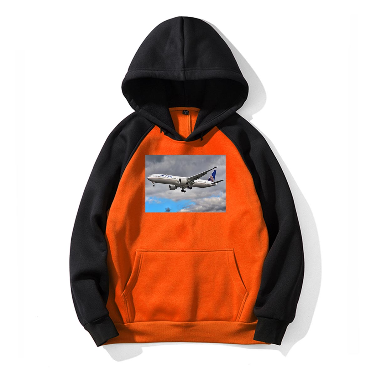 United Airways Boeing 777 Designed Colourful Hoodies