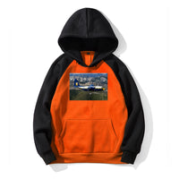 Thumbnail for Amazing View with Blue Angels Aircraft Designed Colourful Hoodies