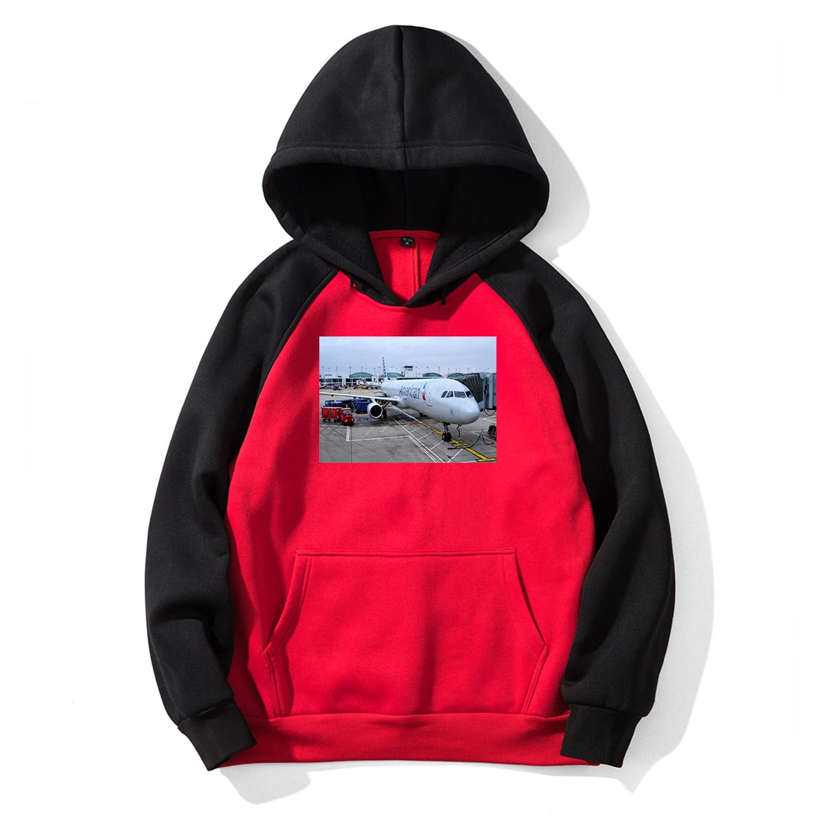 American Airlines A321 Designed Colourful Hoodies