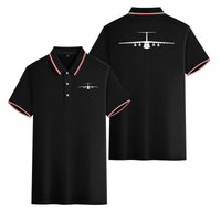 Thumbnail for Ilyushin IL-76 Silhouette Designed Stylish Polo T-Shirts (Double-Side)