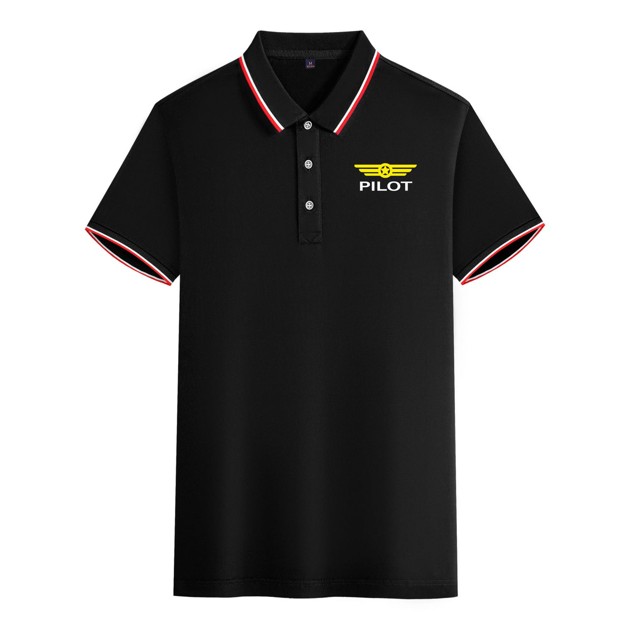 Pilot & Badge Designed Stylish Polo T-Shirts