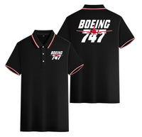 Thumbnail for Amazing Boeing 747 Designed Stylish Polo T-Shirts (Double-Side)