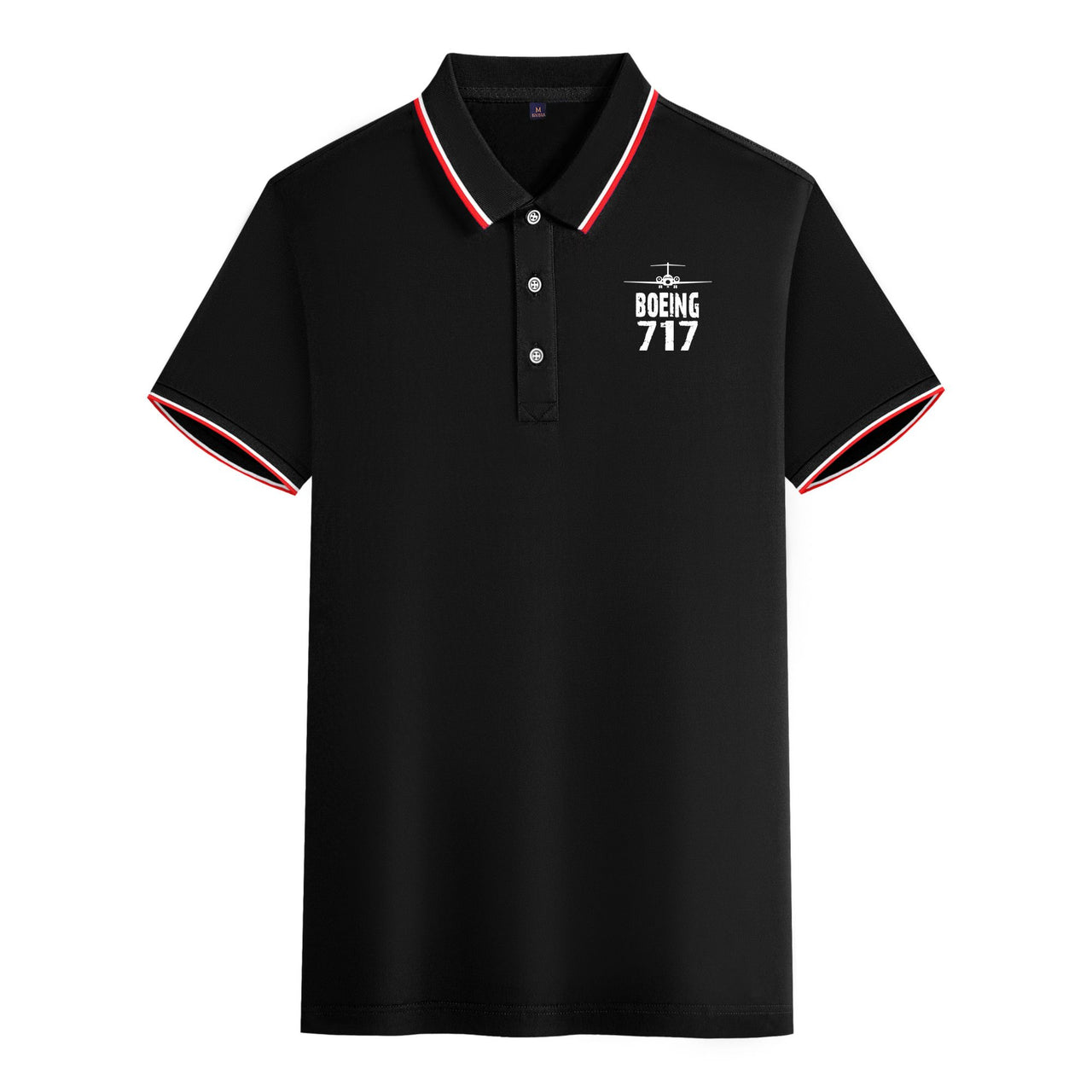 Boeing 717 & Plane Designed Stylish Polo T-Shirts