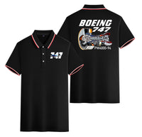 Thumbnail for Boeing 747 & PW4000-94 Engine Designed Stylish Polo T-Shirts (Double-Side)