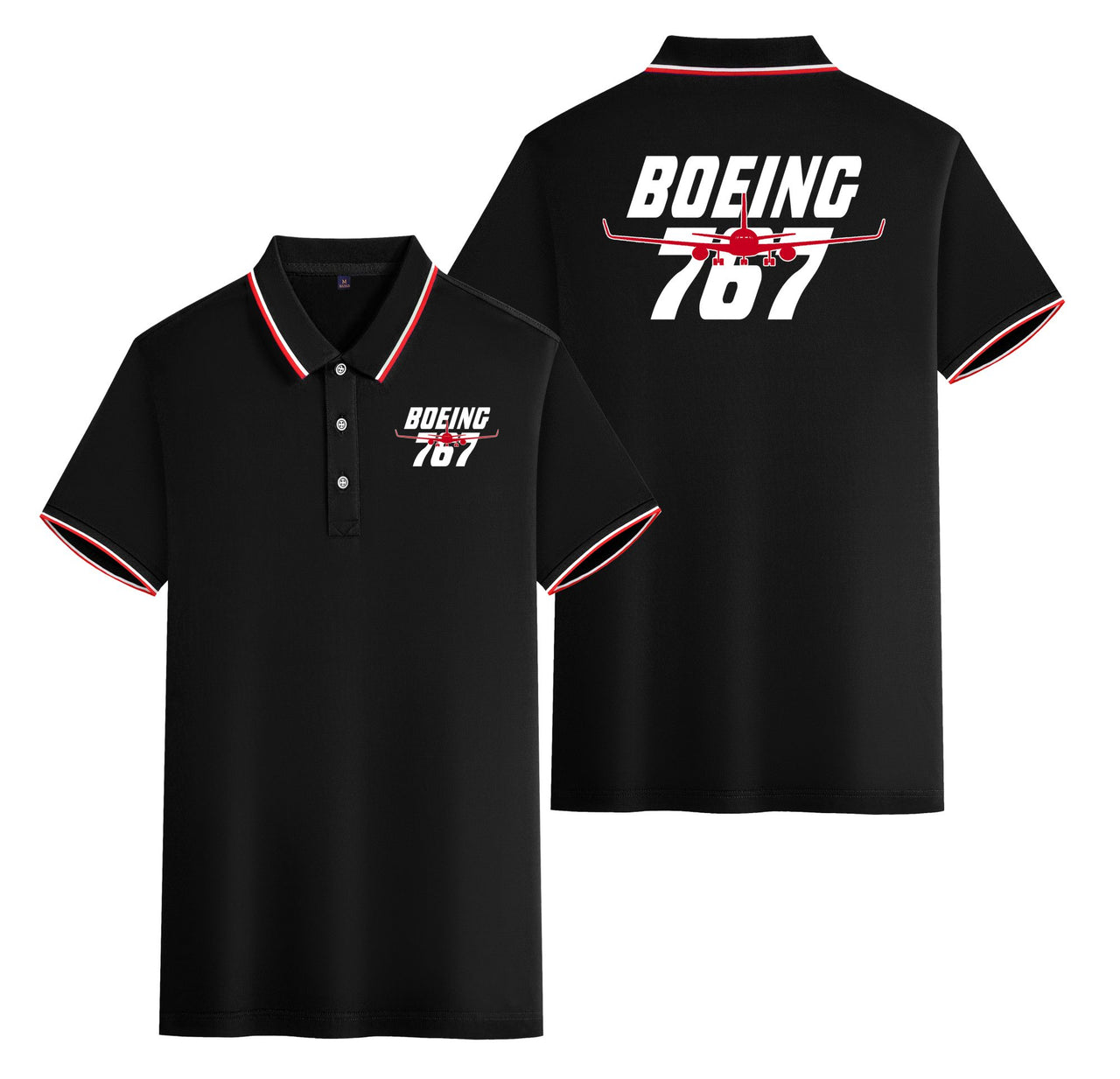 Amazing Boeing 767 Designed Stylish Polo T-Shirts (Double-Side)