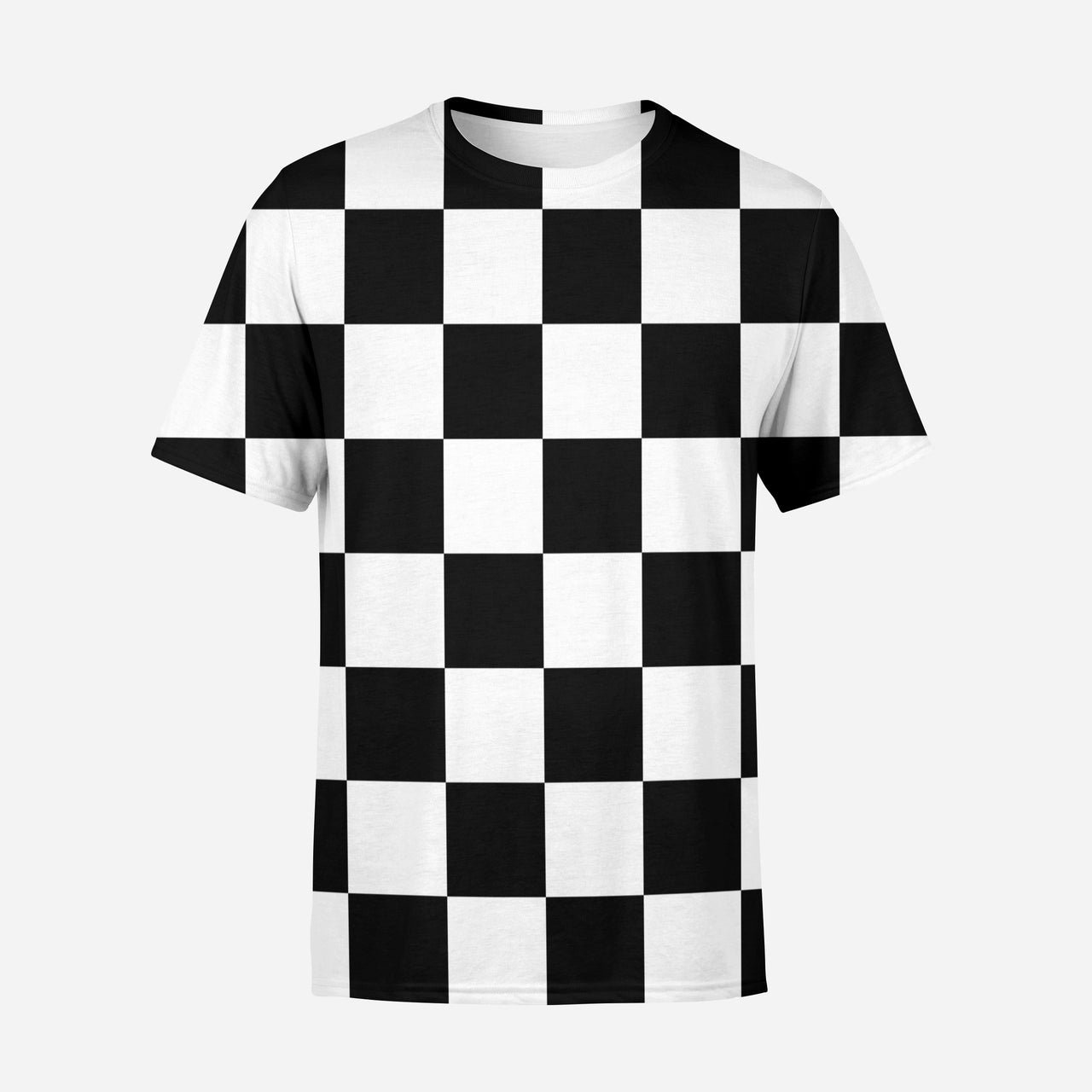 Black & White Boxes Designed 3D T-Shirts