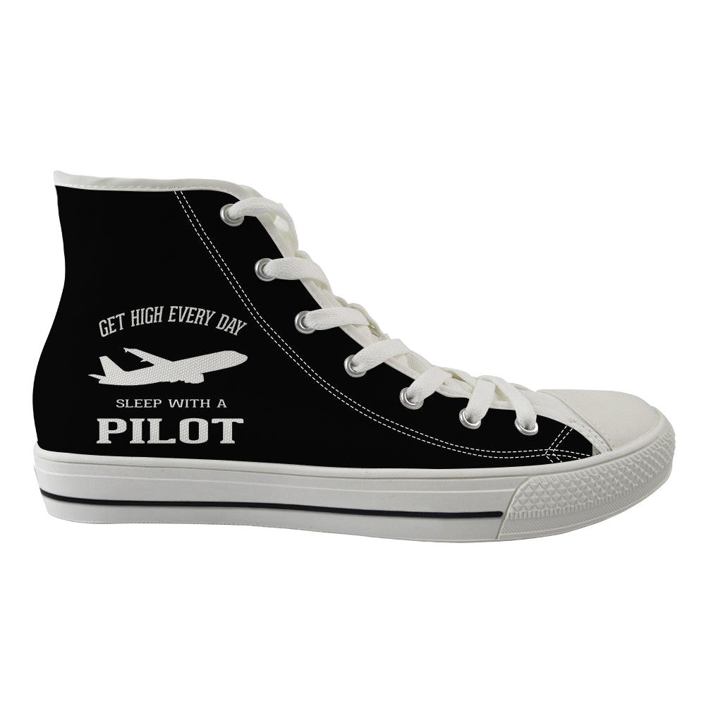 Get High Every Day Sleep With A Pilot Designed Long Canvas Shoes (Men)