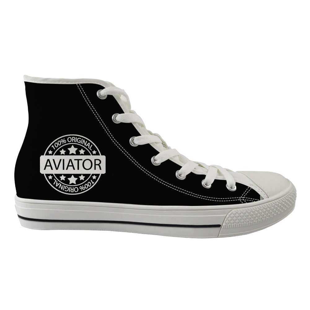 100 Original Aviator Designed Long Canvas Shoes (Men)