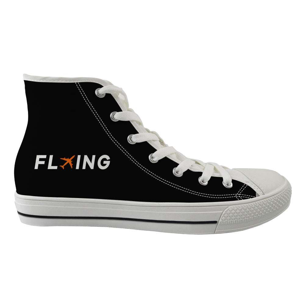 Flying Designed Long Canvas Shoes (Men)