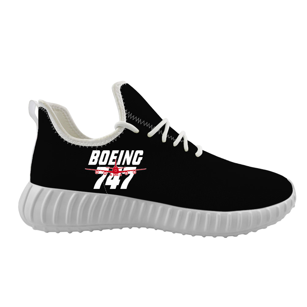 Amazing Boeing 747 Designed Sport Sneakers & Shoes (MEN)