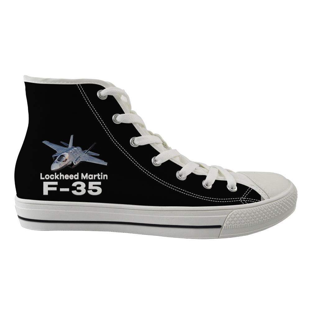 The Lockheed Martin F35 Designed Long Canvas Shoes (Men)