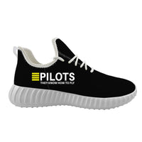 Thumbnail for Pilots They Know How To Fly Designed Sport Sneakers & Shoes (WOMEN)