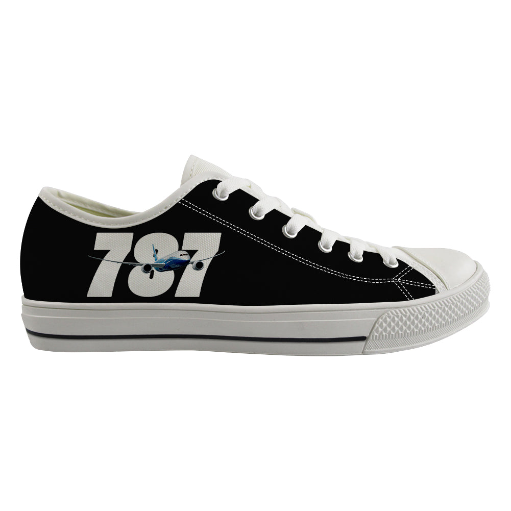 Super Boeing 787 Designed Canvas Shoes (Women)