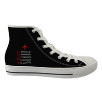 Thumbnail for In Aviation Designed Long Canvas Shoes (Men)