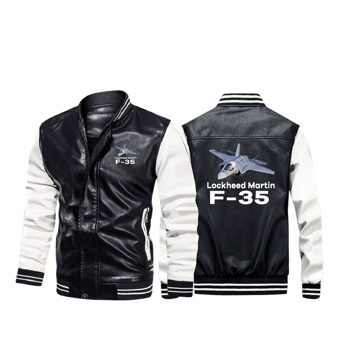 The Lockheed Martin F35 Designed Stylish Leather Bomber Jackets