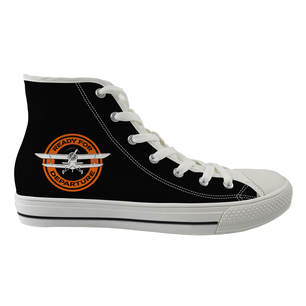 Ready for Departure Designed Long Canvas Shoes (Men)