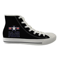 Thumbnail for US Air Force Designed Long Canvas Shoes (Men)