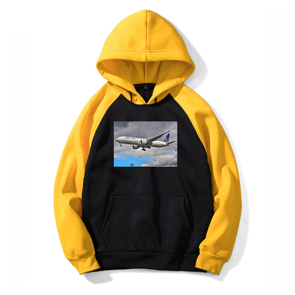 United Airways Boeing 777 Designed Colourful Hoodies