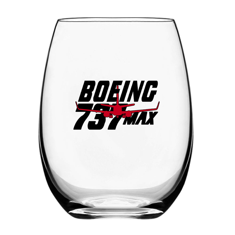 Amazing 737 Max Designed Beer & Water Glasses