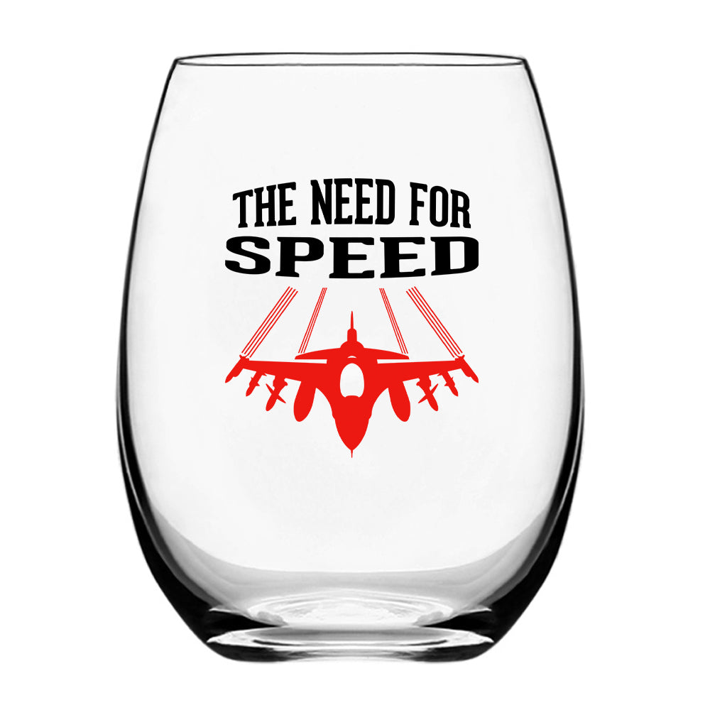 The Need For Speed Designed Beer & Water Glasses