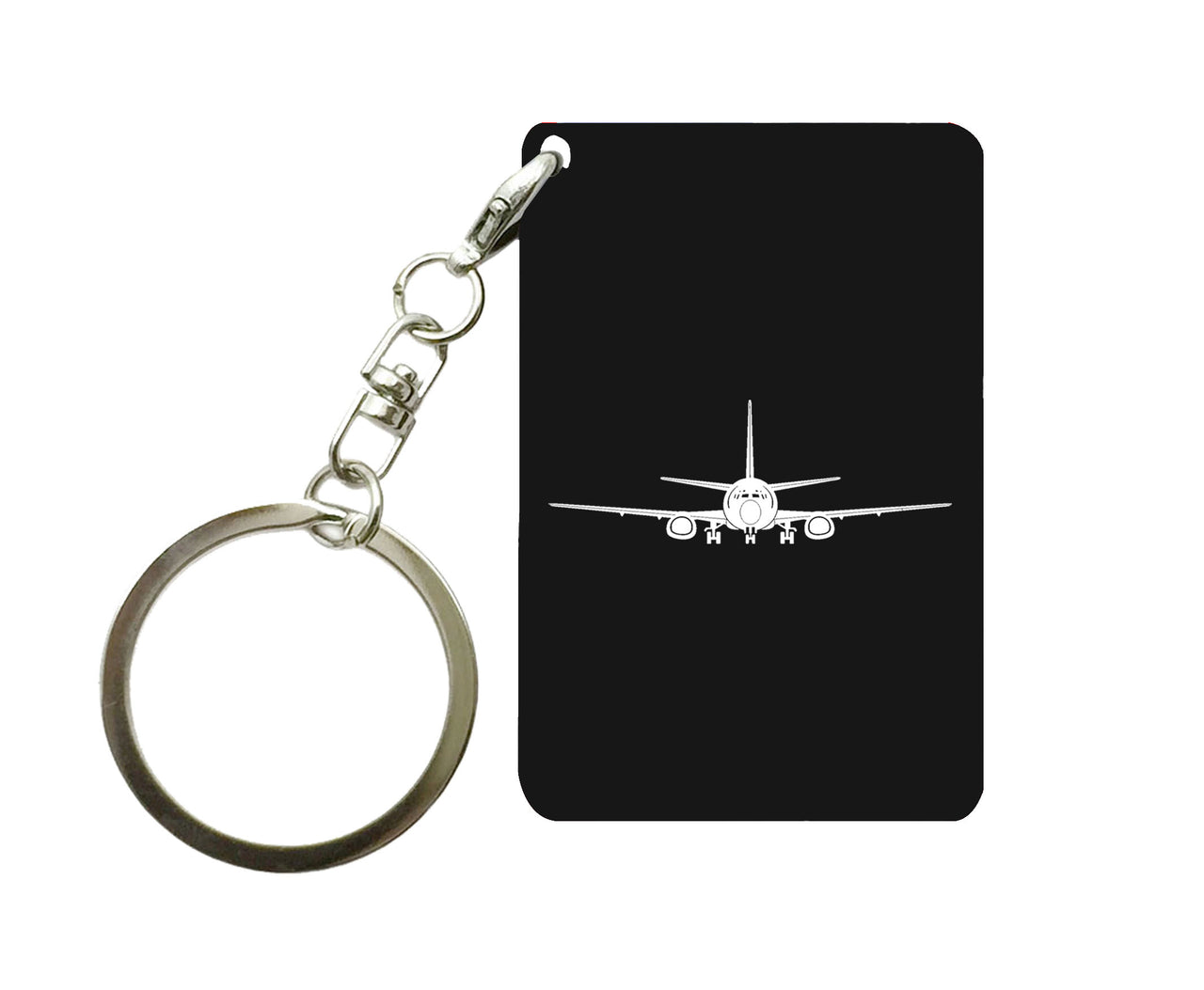 Boeing 737 Silhouette Designed Key Chains