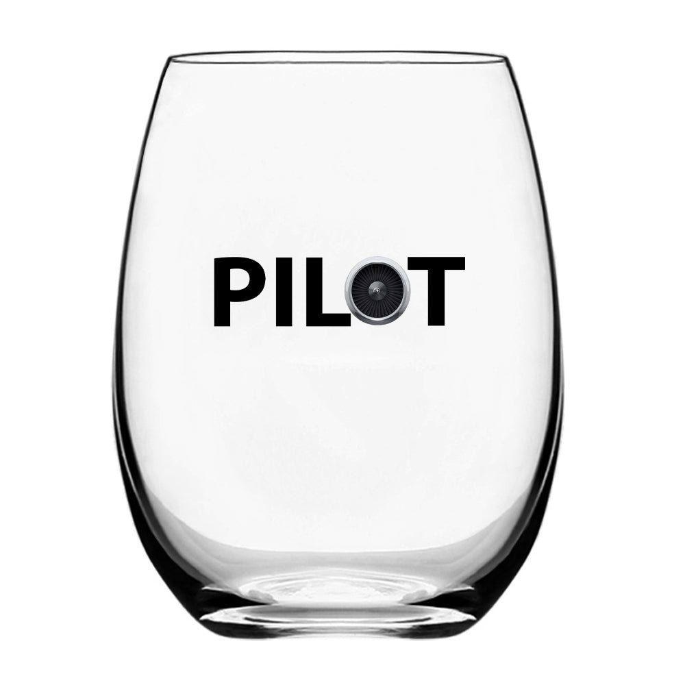 Pilot & Jet Engine Designed Beer & Water Glasses