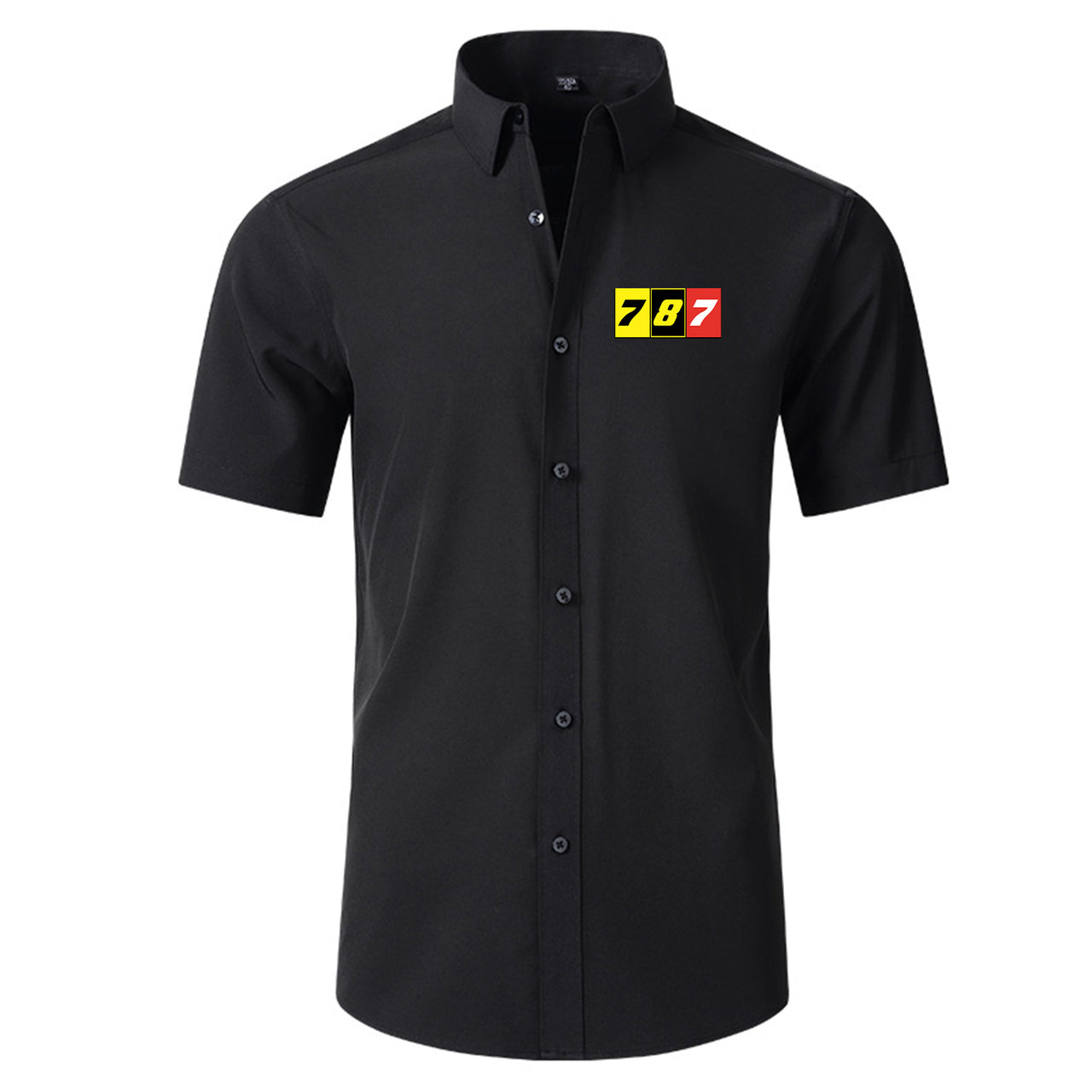 Flat Colourful 787 Designed Short Sleeve Shirts