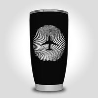 Thumbnail for Aviation Finger Print Designed Tumbler Travel Mugs