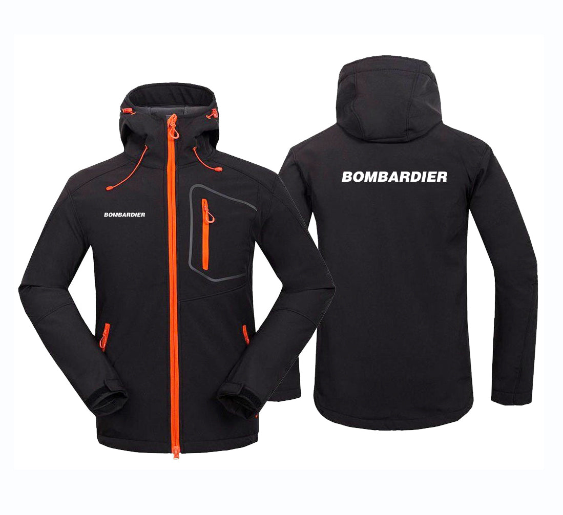 Bombardier & Text Polar Style Jackets