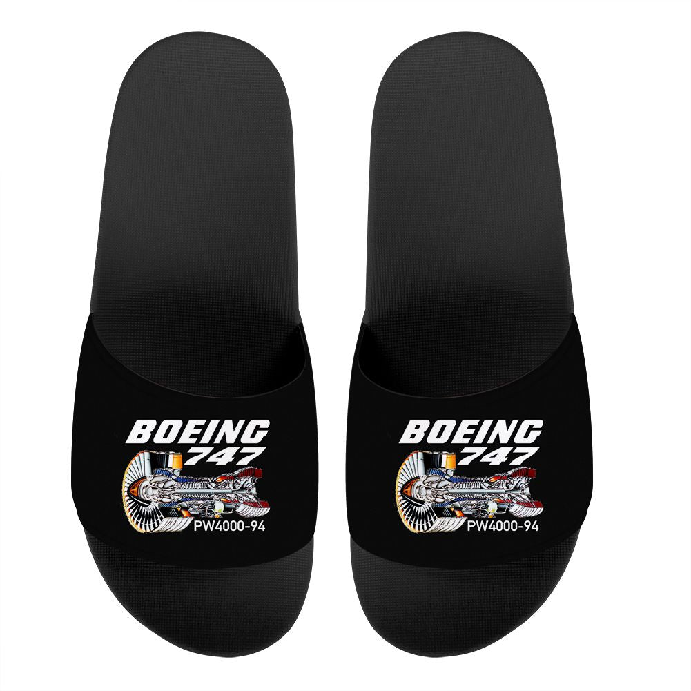 Boeing 747 & PW4000-94 Engine Designed Sport Slippers