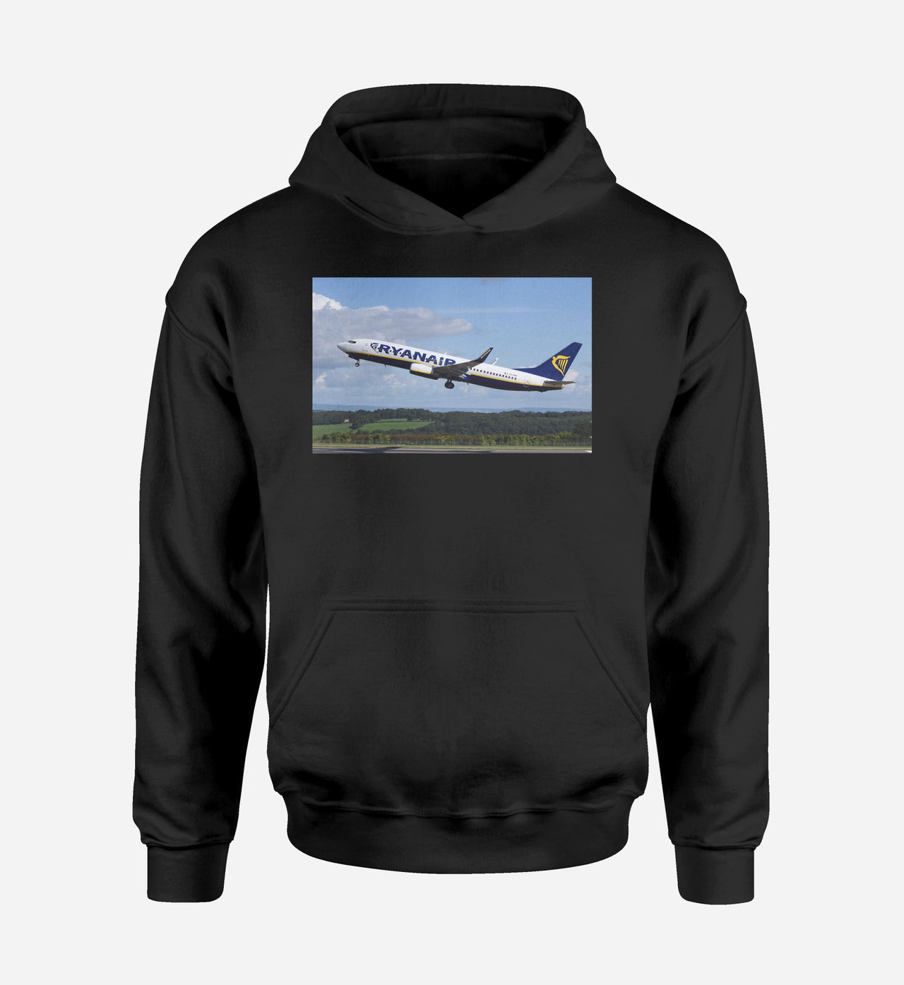 Departing Ryanair's Boeing 737 Designed Hoodies