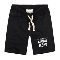 Thumbnail for Airbus A340 & Plane Designed Cotton Shorts