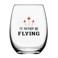 Thumbnail for I'D Rather Be Flying Designed Beer & Water Glasses