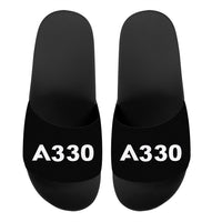 Thumbnail for A330 Flat Text Designed Sport Slippers