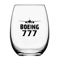 Thumbnail for Boeing 777 & Plane Designed Beer & Water Glasses