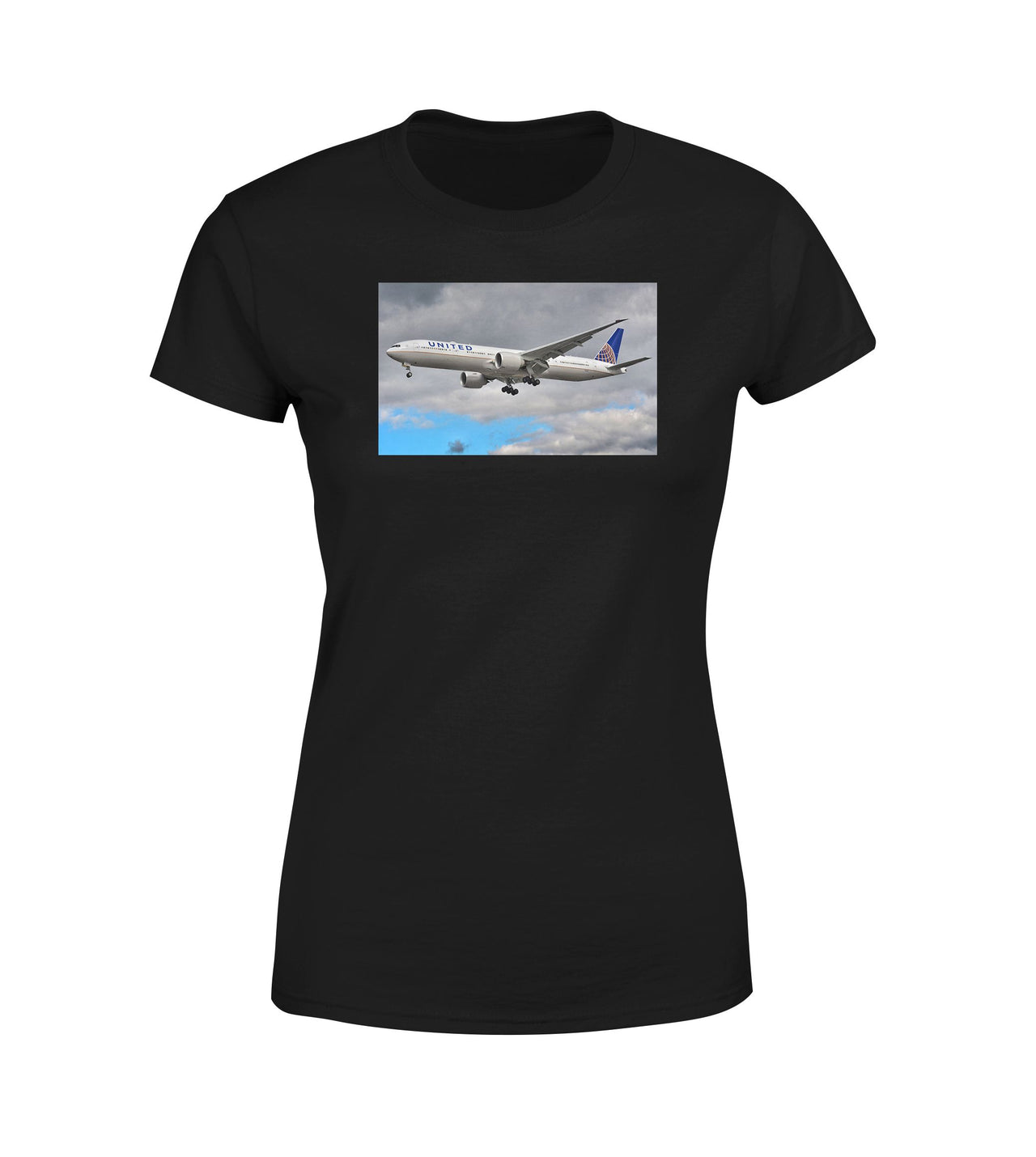 United Airways Boeing 777 Designed Women T-Shirts