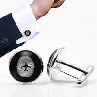 Thumbnail for Aviation Finger Print Designed Cuff Links