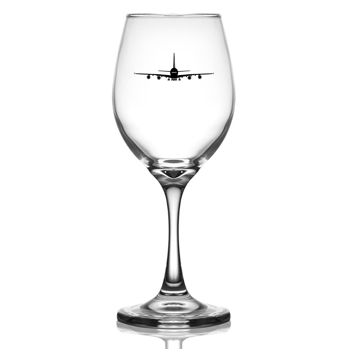 Airbus A380 Silhouette Designed Wine Glasses