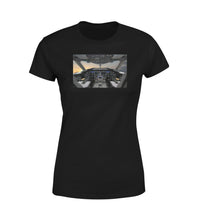 Thumbnail for Boeing 787 Cockpit Designed Women T-Shirts