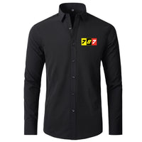 Thumbnail for Flat Colourful 787 Designed Long Sleeve Shirts