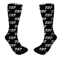 Thumbnail for 737 Flat Text Designed Socks