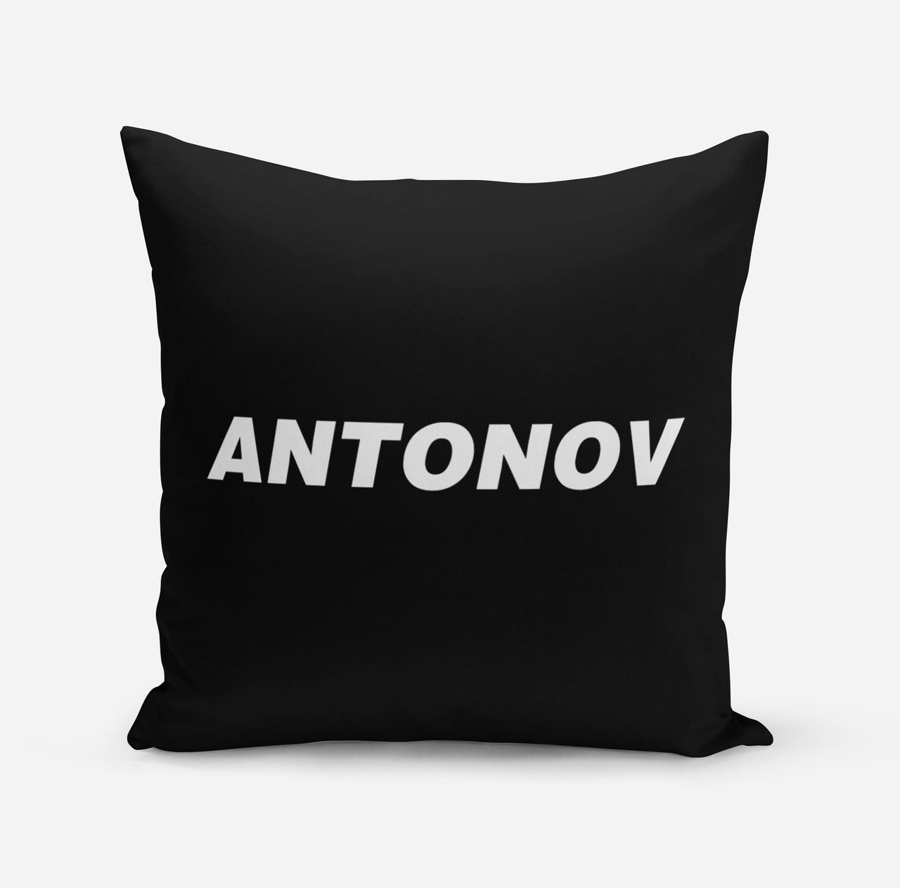 Antonov & Text Designed Pillows