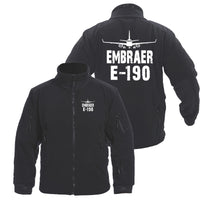 Thumbnail for Embraer E-190 & Plane Designed Fleece Military Jackets (Customizable)