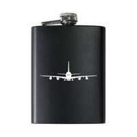 Thumbnail for Airbus A380 Silhouette Designed Stainless Steel Hip Flasks