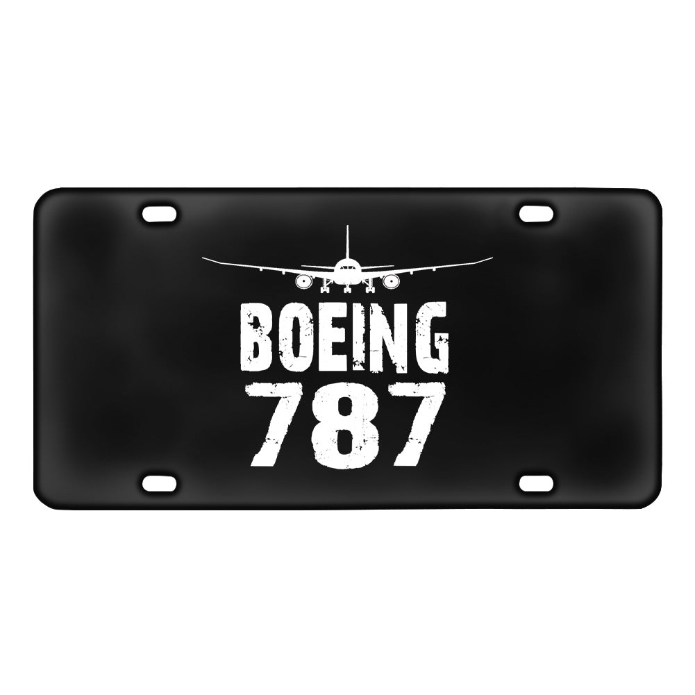 Boeing 787 & Plane Designed Metal (License) Plates