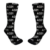 Thumbnail for A321 Flat Text Designed Socks